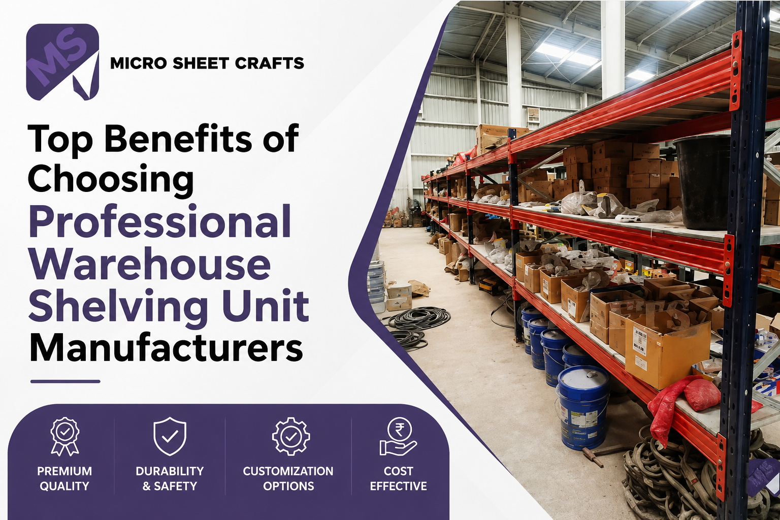 Top Benefits of Choosing Professional Warehouse Shelving Unit Manufacturers