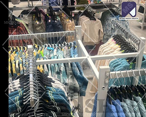 Micro Sheet Double Rail Display Rack