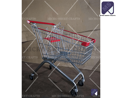 Rolling Plastic Shopping Trolley