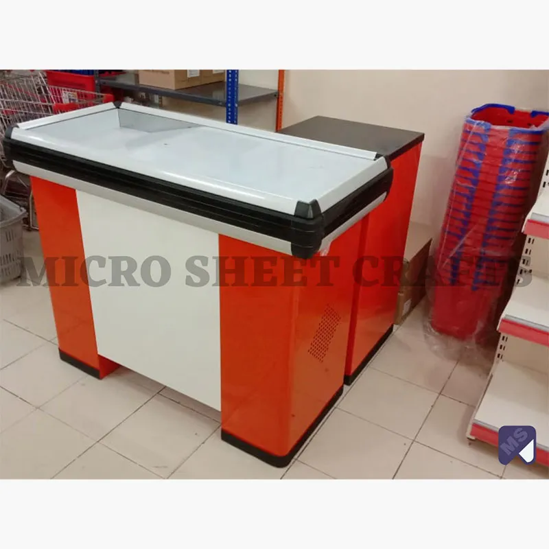 L-Shaped Checkout Counter
