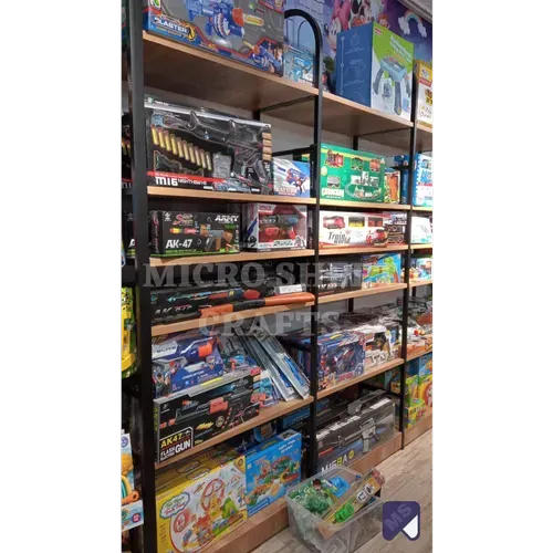 Micro Wooden Toy Display Racks